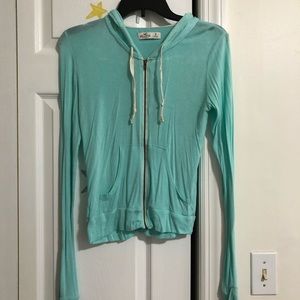 Turquoise zip up